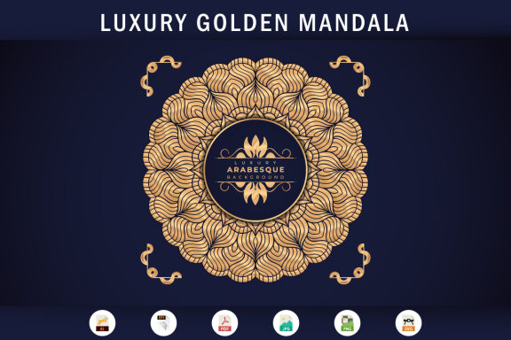 Luxury Mandala Arabesque Pattern Arabic Islamic east style-20