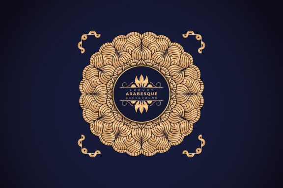 Luxury Mandala Arabesque Pattern Arabic Islamic east style-20