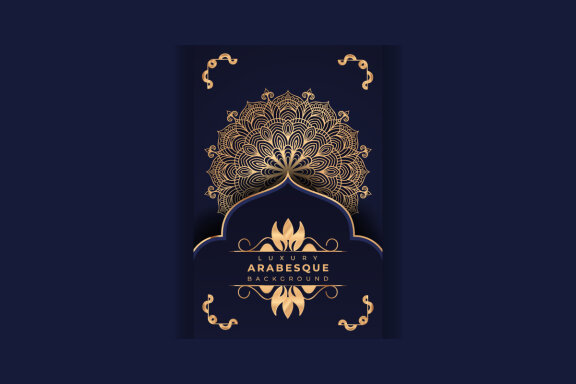 FREE mandala background Design presentation Template-20
