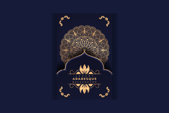 Luxury mandala background Design presentation Template-28