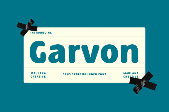Garvon Soft Sans Serif Font