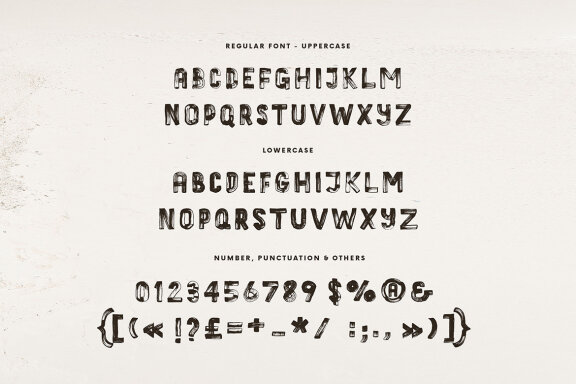 Flowing Lines Brush & SVG Font