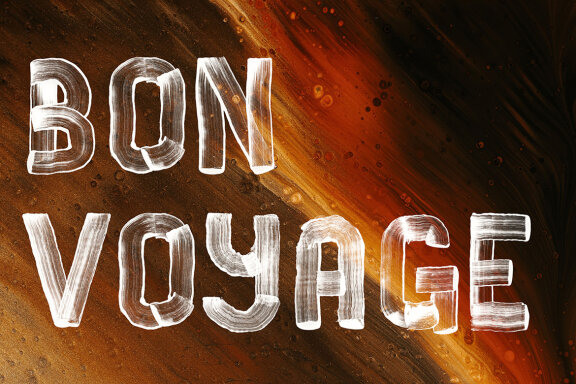 Flowing Lines Brush & SVG Font