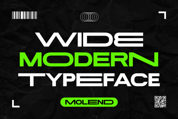Molend - Futuristic Sans