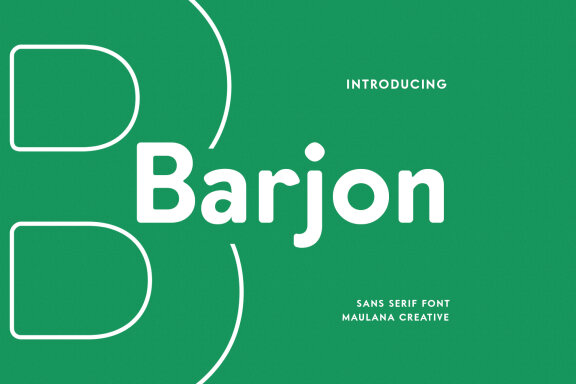 Barjon Display Sans Font