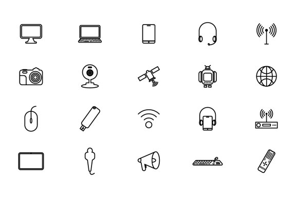 Linear Technology and Multimedia icons