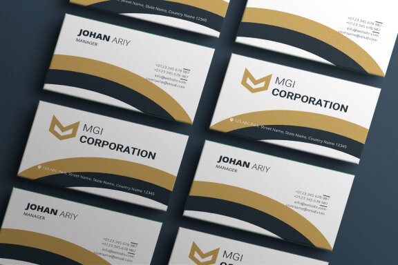 FREE Corporate Business Card Template-04