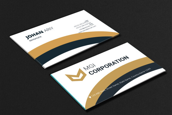 FREE Corporate Business Card Template-04
