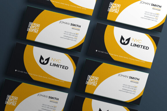 FREE Corporate Business Card Template-05