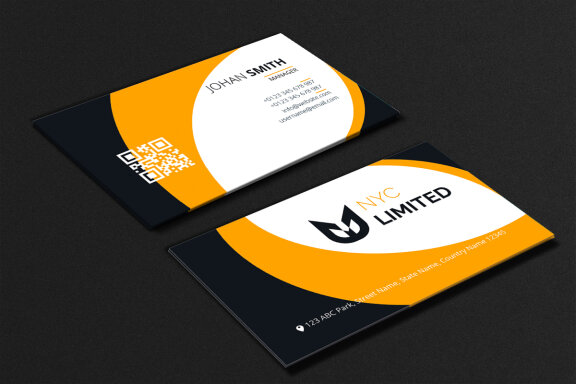 FREE Corporate Business Card Template-05