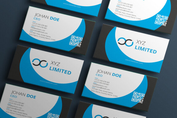 FREE Corporate Business Card Template-06