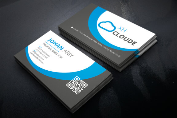 FREE Corporate Business Card Template-07