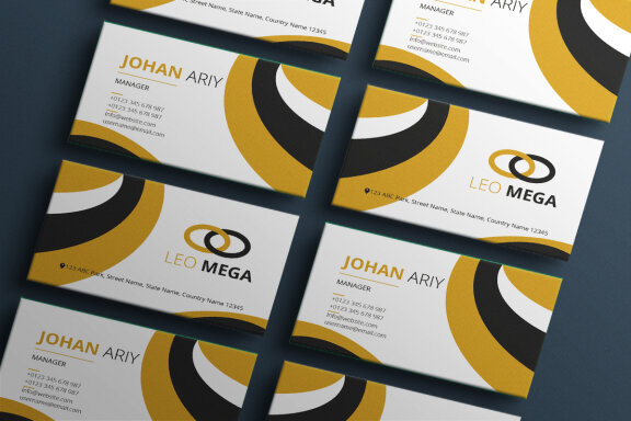 Corporate Business Card Template-14