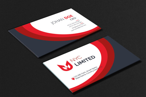 Corporate Business Card Template-23