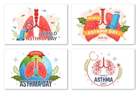 14 World Asthma Day Illustration