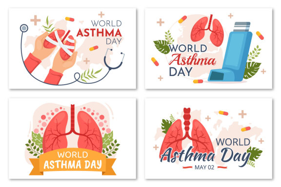 14 World Asthma Day Illustration
