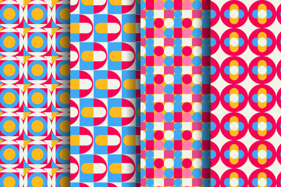Seamless Geometric Patterns and Digital Paper-02