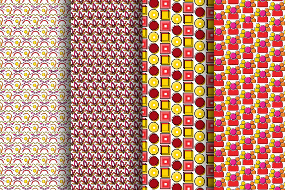 Seamless Geometric Patterns and Digital Paper-04