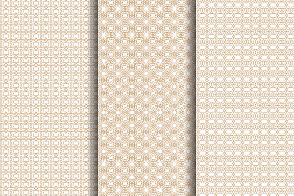 Islamic Style Seamless Patterns Set-04
