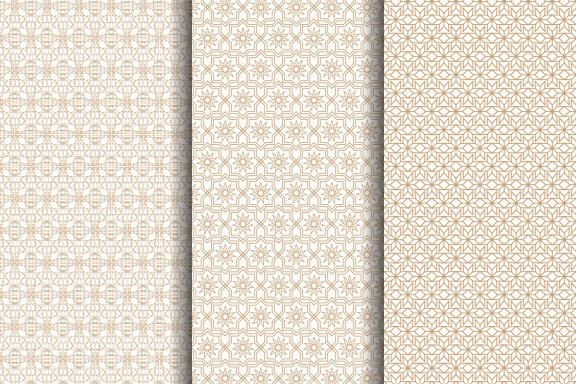 FREE Islamic Style Seamless Patterns Set-05