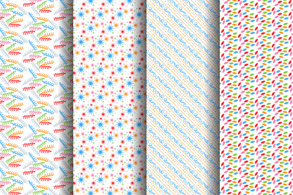 Textile Pattern and Digital Paper-01