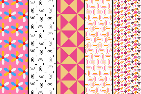 Textile Pattern and Digital Paper-03