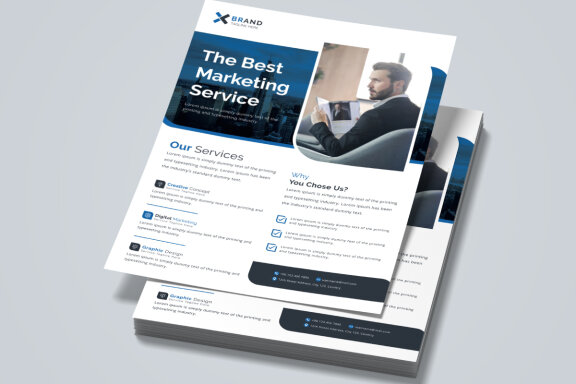 Modern Corporate Flyer Design Template
