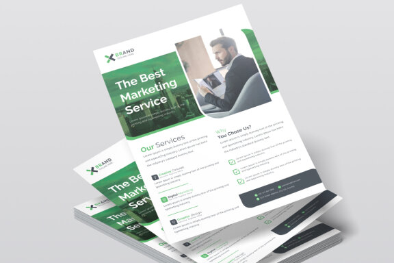 Modern Corporate Flyer Design Template