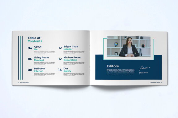 Interior Catalogue Template