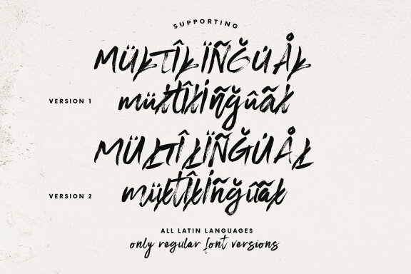 Sugar Brush & SVG Font