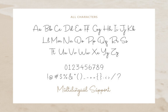 Natalia Signature - Handwritten Script font
