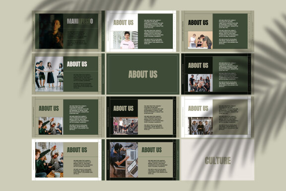 MANIEFESTO Creative Agency PPT