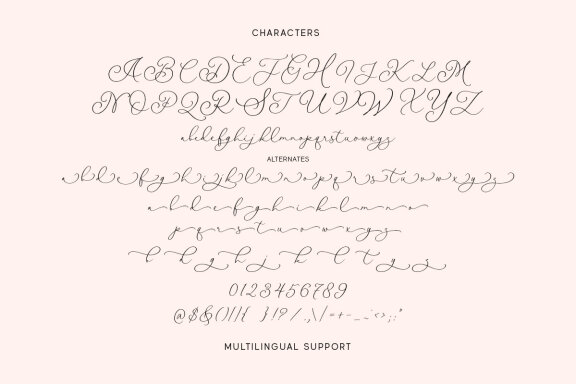 Meilia & Beauty - Handwritten Script