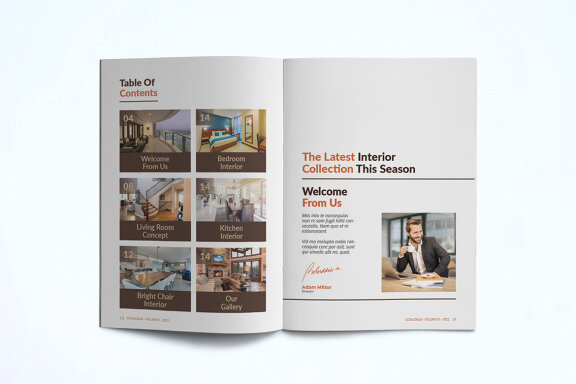 Interior Catalogue Template