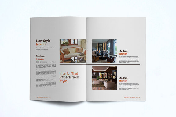 Interior Catalogue Template