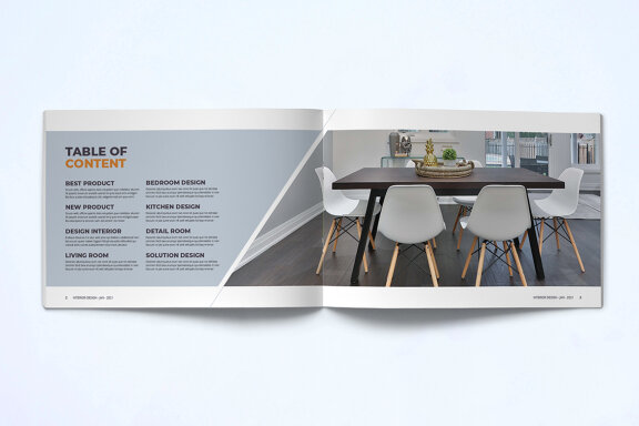 Interior Catalogue Template