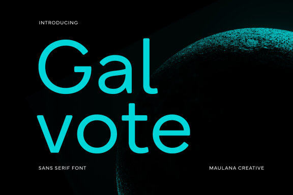 Galvote Sans Serif Font