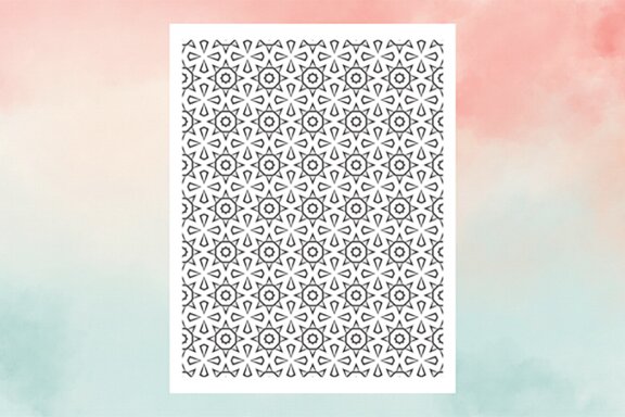 KDP Geometric pattern coloring pages Volume –4