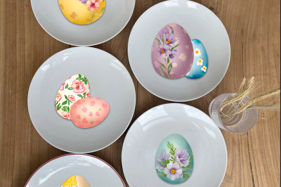 Fun Easter eggs for Sublimation Spring Rebirth Solstice