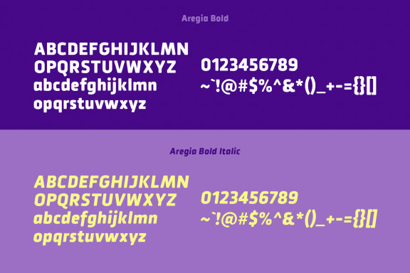 Aregia Sans Serif Font