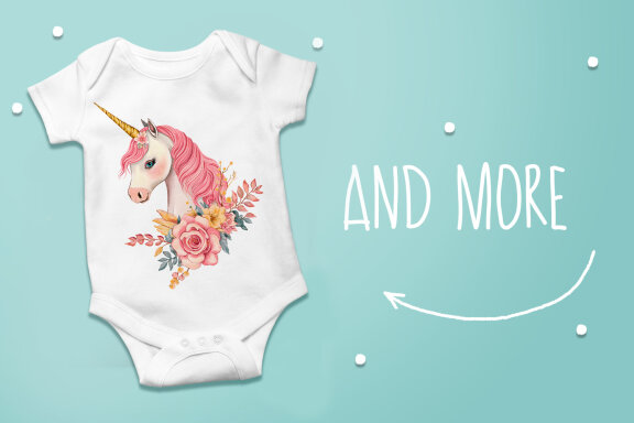 Cute Unicorn clipart, Unicorn clipart, birthday unicorn