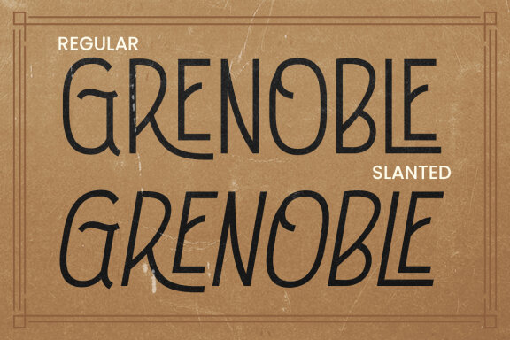 Grenoble - Sans Serif Font