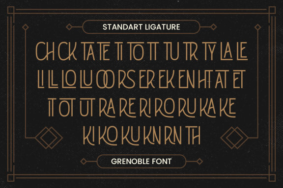 Grenoble - Sans Serif Font