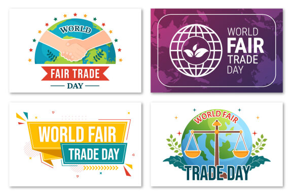 12 World Fair Trade Day Illustration