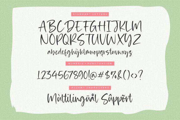 Goblin Hunters a Modern Calligraphy Font