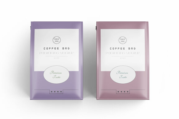 Matte Food Packaging Large Pouch Bag Mockup