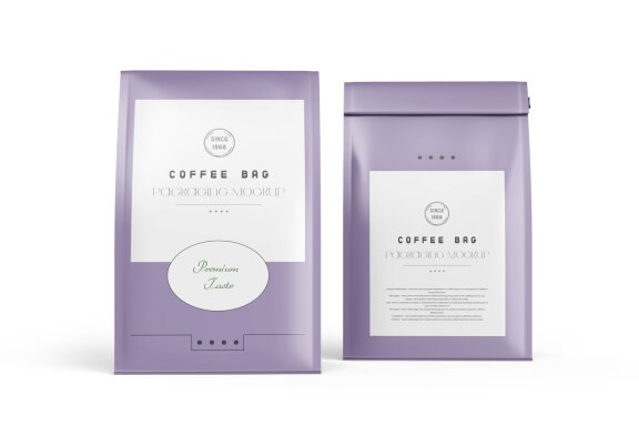 Matte Food Packaging Large Pouch Bag Mockup