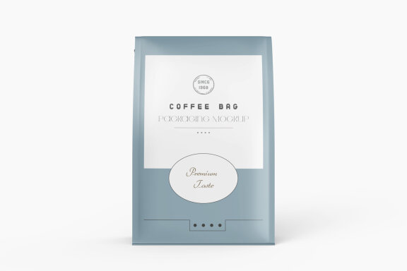 Matte Food Packaging Large Pouch Bag Mockup