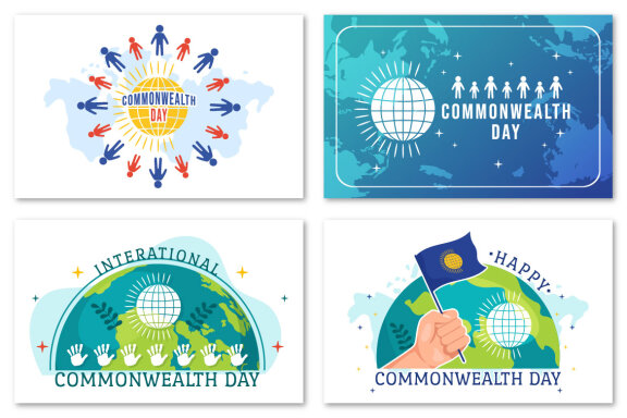 12 Commonwealth of Nations Day Illustration