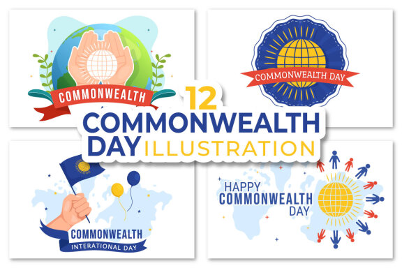 12 Commonwealth of Nations Day Illustration